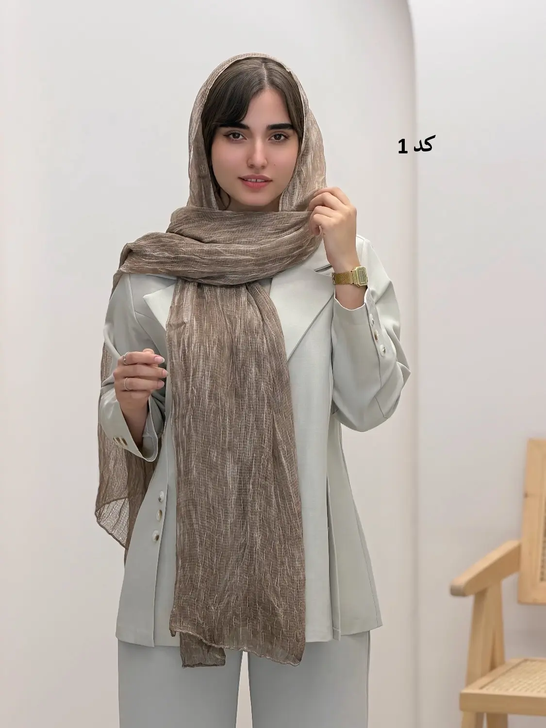 4494-شال ابریشم بیتا